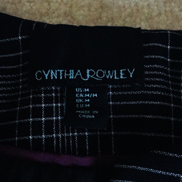 Cynthia Rowley Long Plaid Blazer Coat - Picture 2 of 3